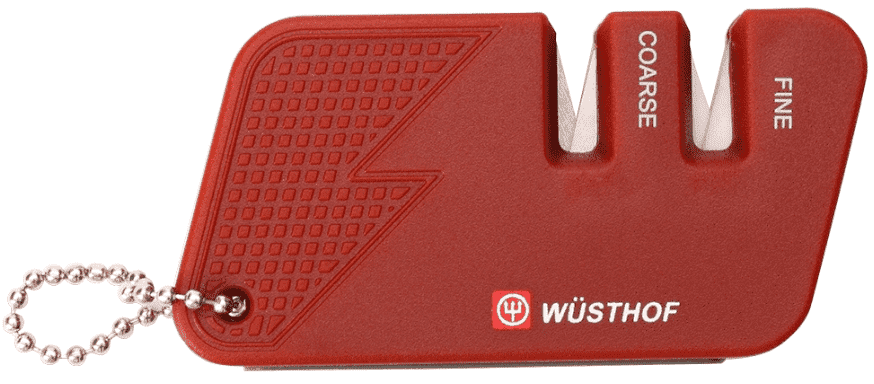 Точилка для ножей WUESTHOF Knife sharpeners карбид-керамика карманная красная, Германия